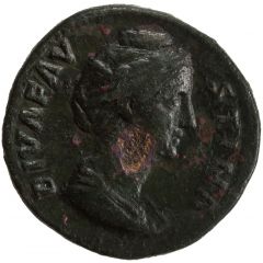 Sestertius - Faustina the Elder AVGVSTA S C, Ceres
