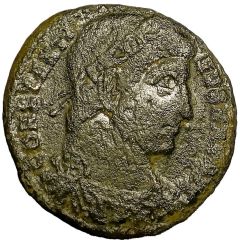 Nummus - Constantinus I GLORIA EXERCITVS; Two standards; Siscia