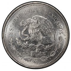 1 Peso Pattern, Morelos, Stainless Steel