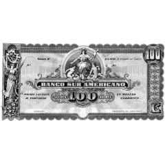 100 Sucres Banco Sur Americano
