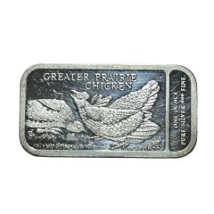 1 Oz Silver - The Silver Mint Greater Prairie Chicken
