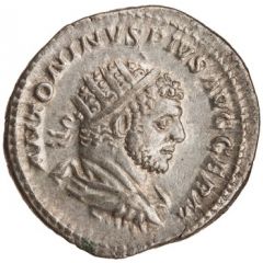 Antoninianus - Caracalla P M TR P XVIII COS IIII P P, Serapis