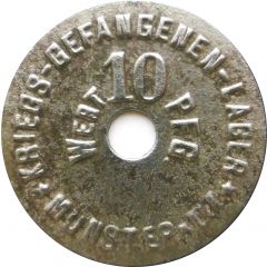 10 Pfennig - Münster Kriegs-Gefangenenlager Münster III