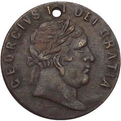 Spade Guinea Gaming Token - George III In memory of the good old days