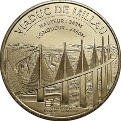 Monnaie de Paris Tourist Token - Viaduc de Millau Collection Viaduc de Millau
