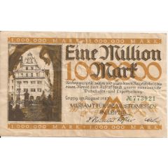 1 000 000 Mark Messamt für die Mustermessen in Leipzig
