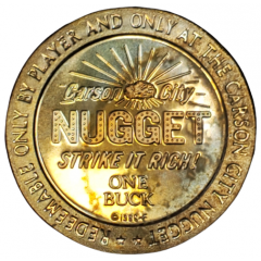 1 Dollar - Carson City Nugget Carson City, Nevada