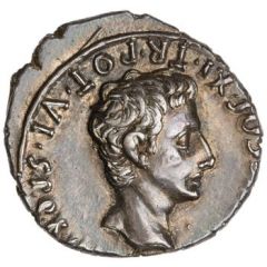 Denarius - Augustus CIVIB ET SIGN MILIT A PART RECVPER