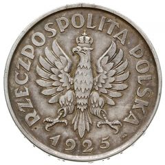 5 Zlotys March Constitution Trial Strike Ag 100 Beads