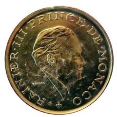 2 Francs - Rainier III Gold Essai