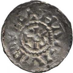 Denier - Lothair II Arras mint, type 2