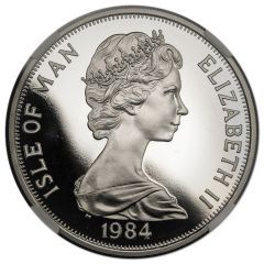 1 Crown - Elizabeth II College of Arms, Earl of Derby, Platinum