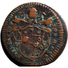 1/2 Baiocco - Pius VI