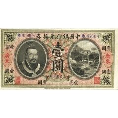 1 Yuan / Dollar Bank of China
