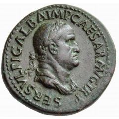 Sestertius - Galba HONOS ET VIRTVS S C, Honos and Virtus