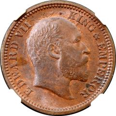 1/2 Pice - Edward VII