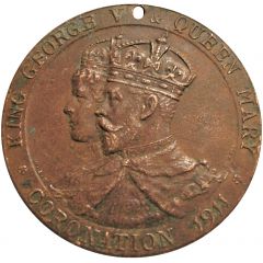 Medal - George V and Mary Celebration Coronation at Birmingham