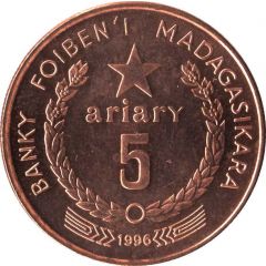 5 Ariary motto B