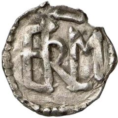 Denier - Carloman I Clermont-Ferrand mint