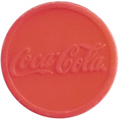 Shopping Cart Token - Coca Cola red