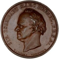 Medal Thames Tunnel, W.J. Taylor, bronze