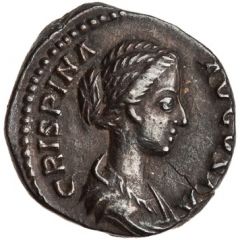 Denarius - Crispina DIS GENITALIBVS