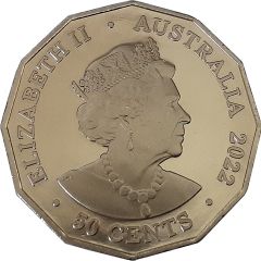 50 Cents - Elizabeth II 6th Portrait - 22nd Commonwealth Games Birmingham