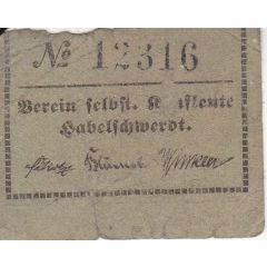 5 Pfennig Habelschwerdt, Verein selbstständiger Kaufleute