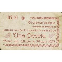 1 Peseta Muro de Alcoy