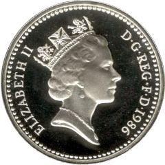 1 Pound - Elizabeth II Northern Irish Flax, Silver Proof