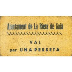1 Peseta La Riera de Gaià