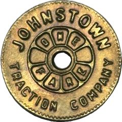 1 Fare - Johnstown Traction Co. Johnstown, Pennsylvannia