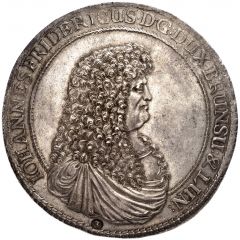 3 Thalers - John Frederick Death