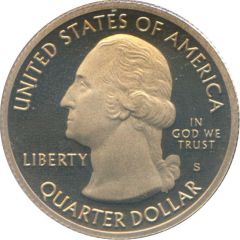 1/4 Dollar `Washington Quarter` Great Sand Dunes, Colorado