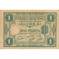 1 Peseta Guíxols