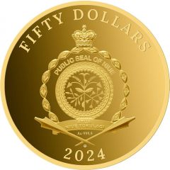 50 Dollars - Charles III Year of the Dragon