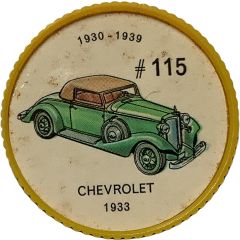 Token - Jell-O #115, Chevrolet