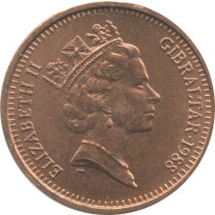 2 Pence - Elizabeth II Europa Point Lighthouse, non-magnetic