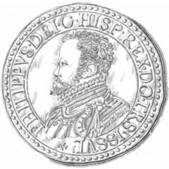 1 Daalder Piedfort of double weight - Philip II