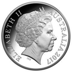5 Dollars - Elizabeth II 4th Portrait - Century of the Battle of Beersheba - Silver Proof
