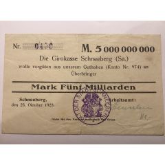 5 000 000 000 Mark