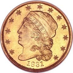 2 1/2 Dollars `Capped Head - Quarter Eagle`