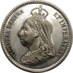 Medal - Victoria Death, J. Carter, white metal