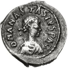 1/2 Siliqua - Anastasius I Dicorus Uncertain Mint
