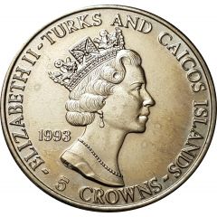 5 Crowns - Elizabeth II Flag and trophy