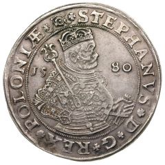 Talar koronny - Stefan Batory Olkusz mint