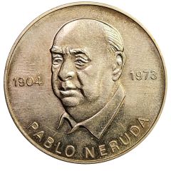 Medal - Pablo Neruda Large