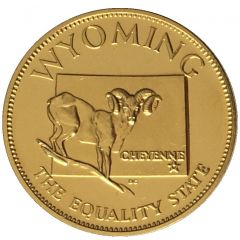 Medal - States of the Union Wyoming