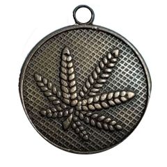 Medallion - Marijuana Leaf