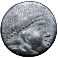 Tetradrachm Velemer ohne Gesichtsrand Type